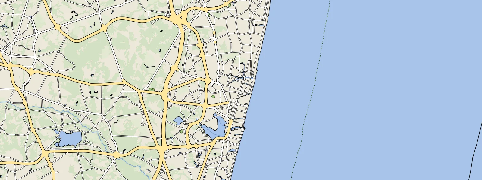 Map of Asbury Park