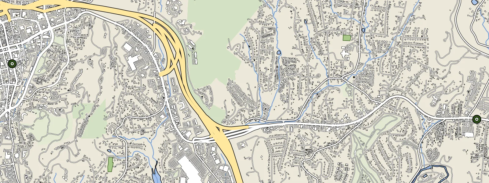 Map of Asheville