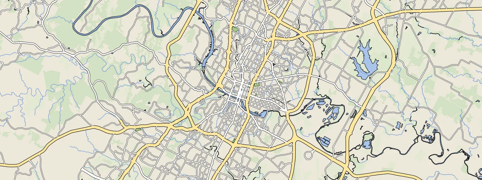 Map of Austin