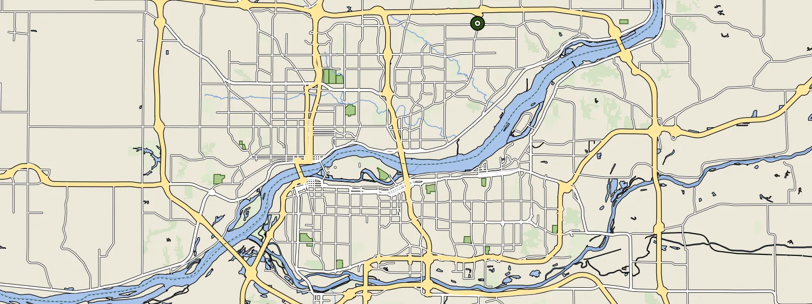 Map of Bettendorf
