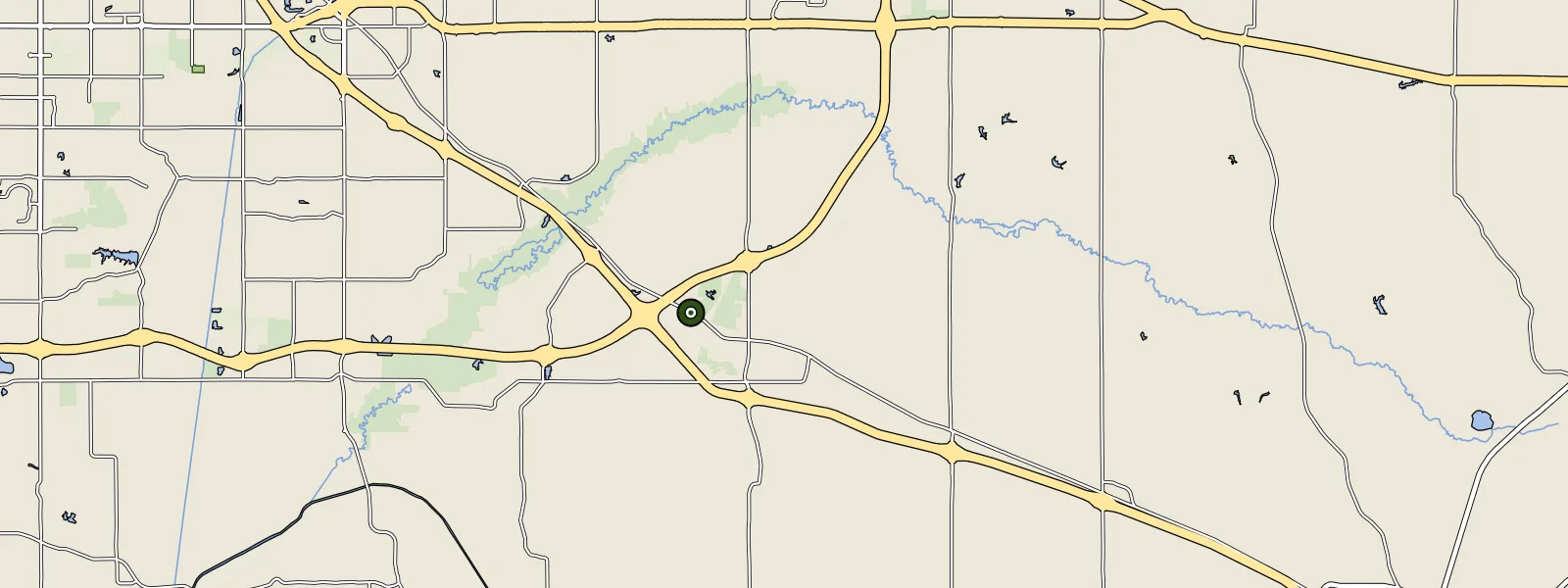 Map of Byhalia