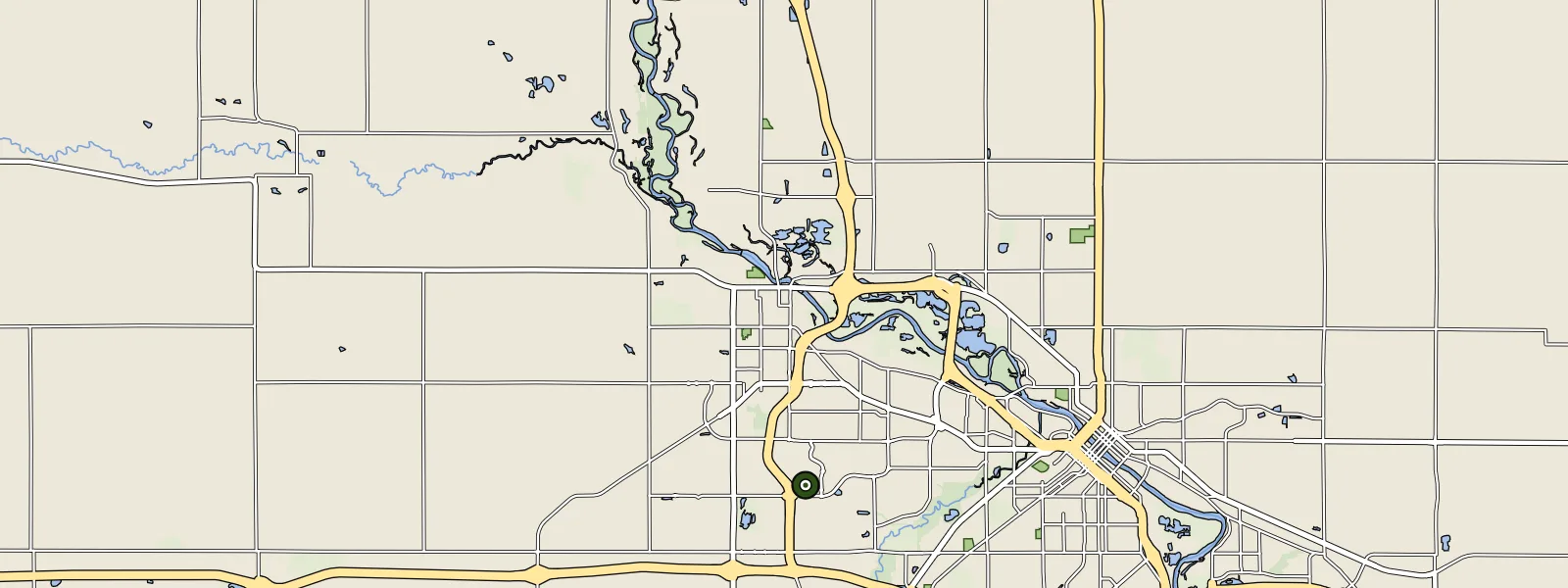 Map of Cedar Falls