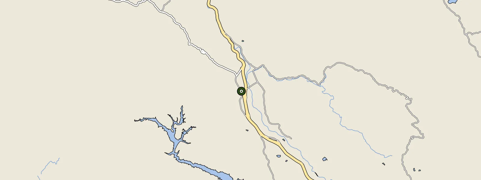 Map of Cloverdale