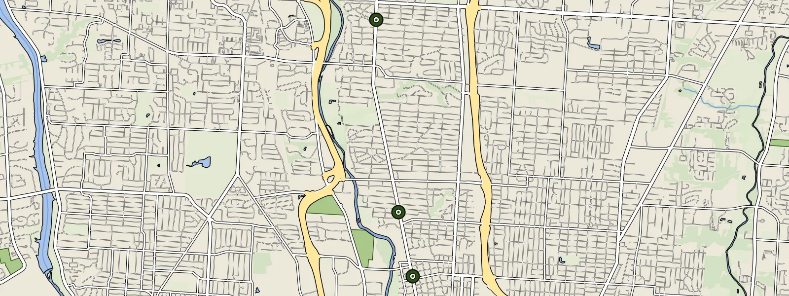 Map of Columbus
