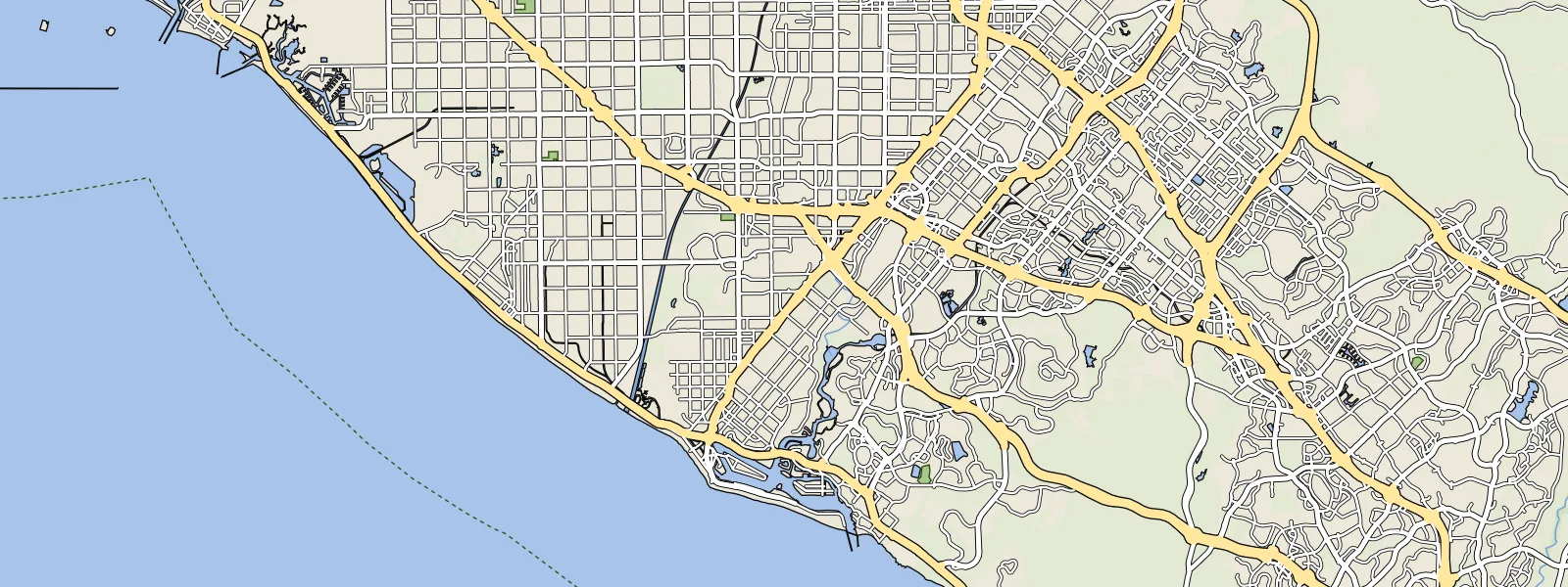 Map of Costa Mesa
