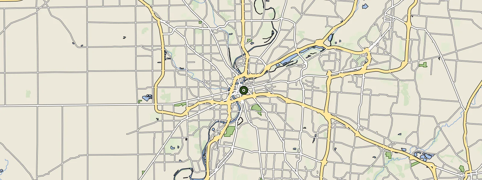 Map of Dayton