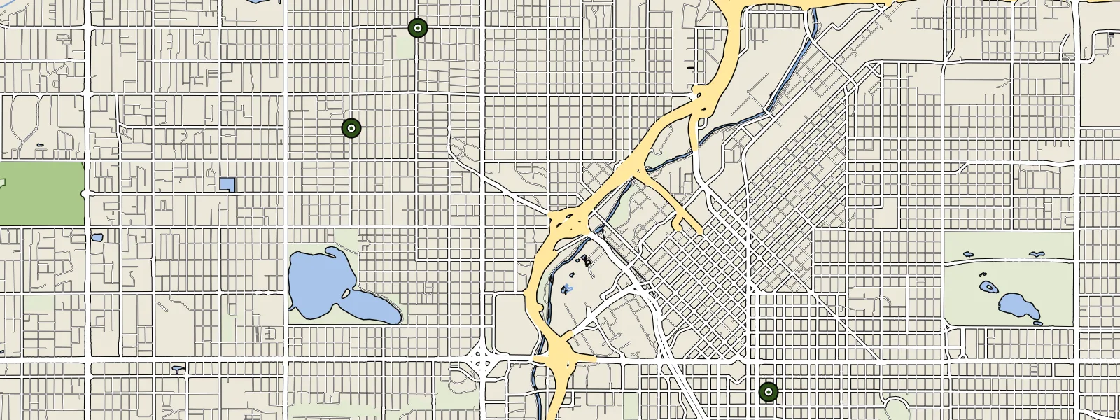 Map of Denver