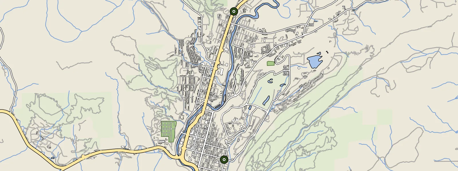 Map of Durango