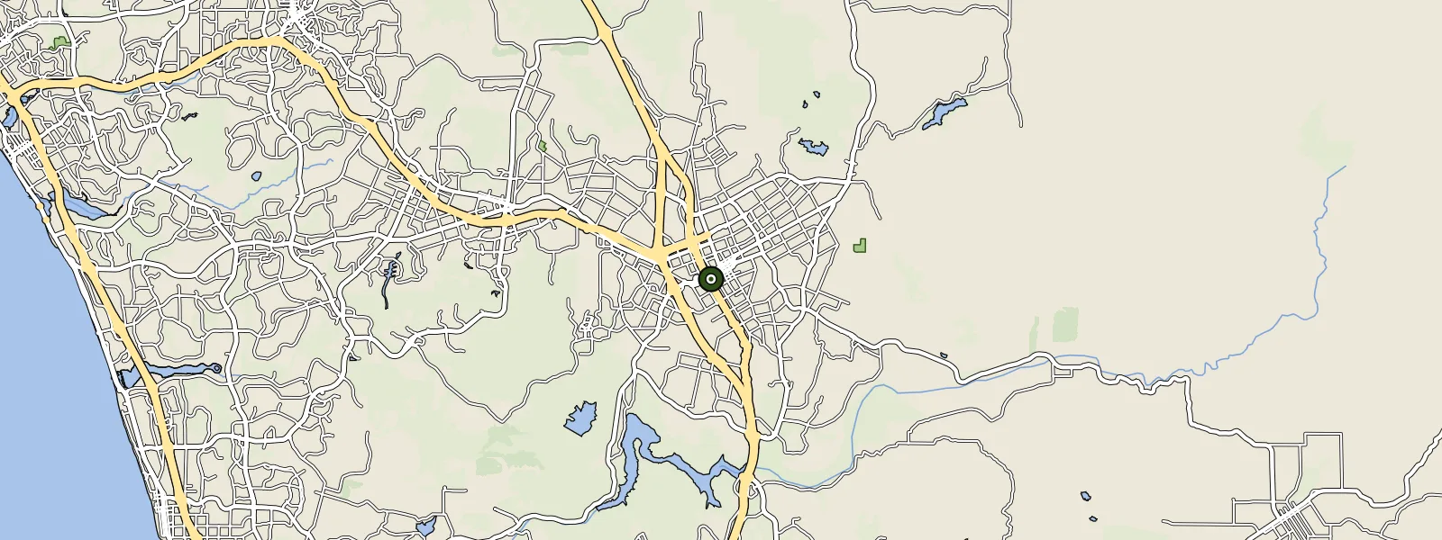 Map of Escondido