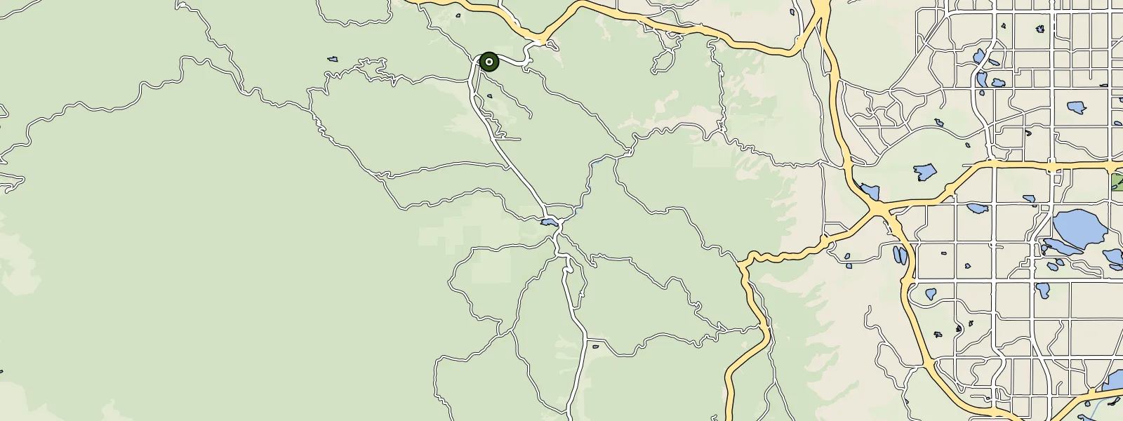 Map of Evergreen