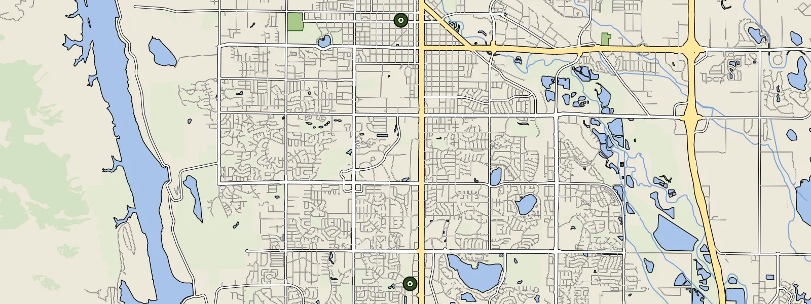 Map of Fort Collins