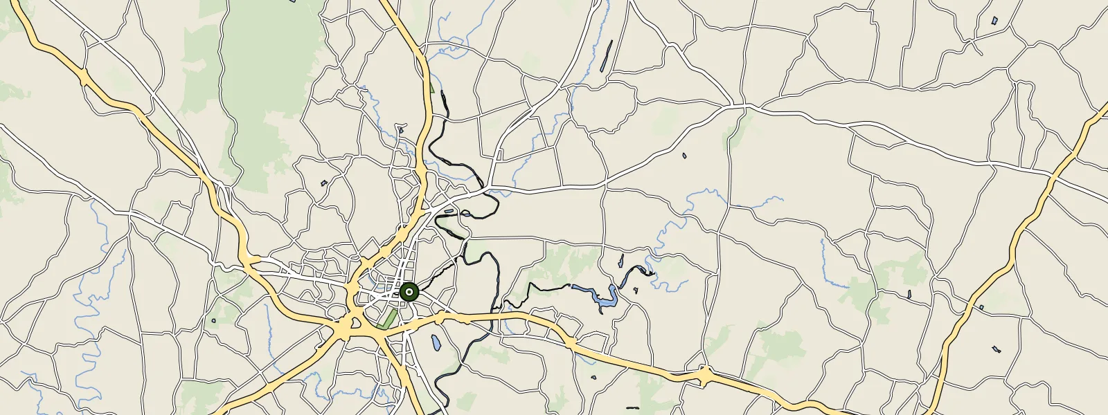 Map of Frederick
