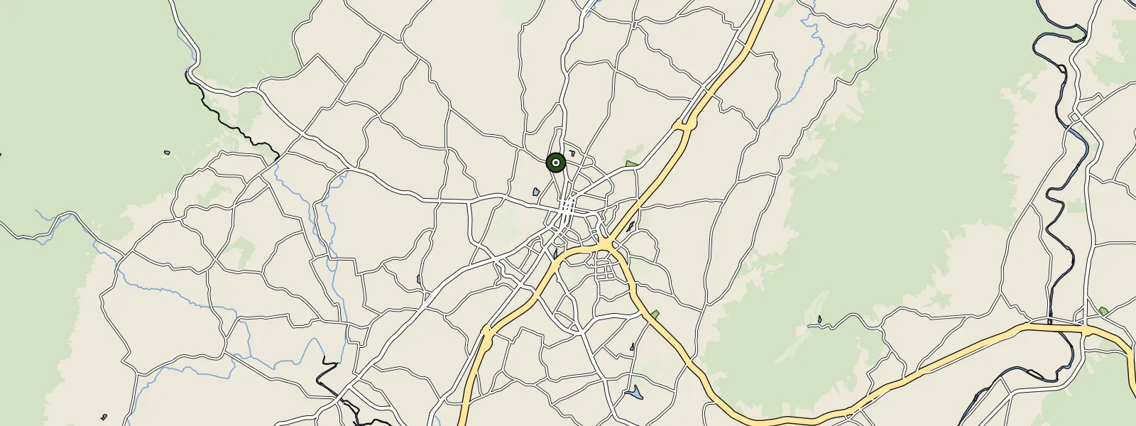 Map of Harrisonburg