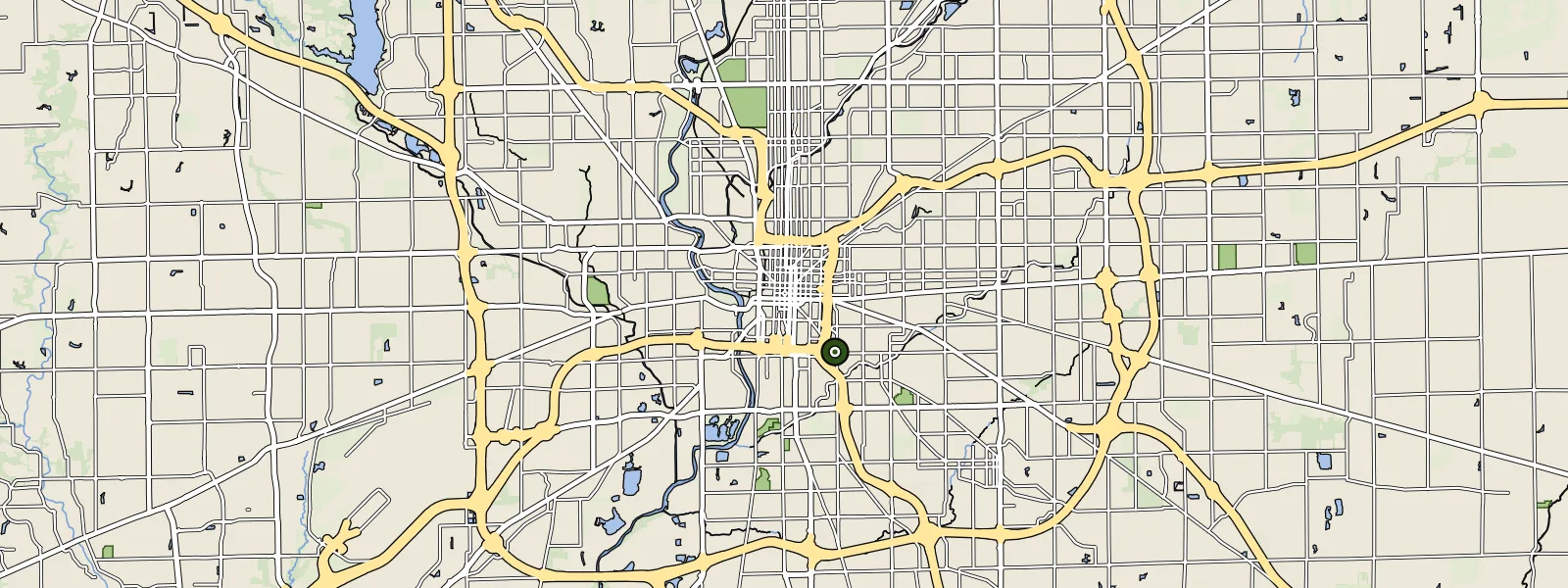 Map of Indianapolis
