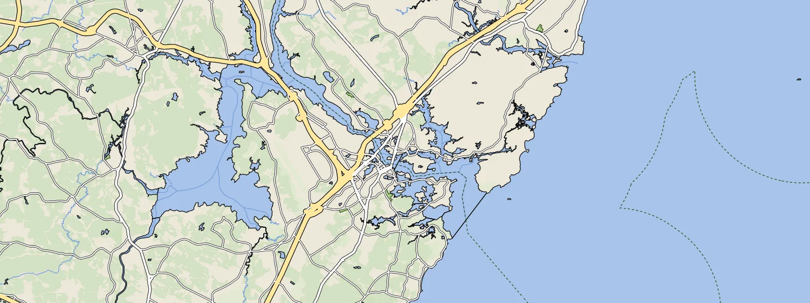 Map of Kittery