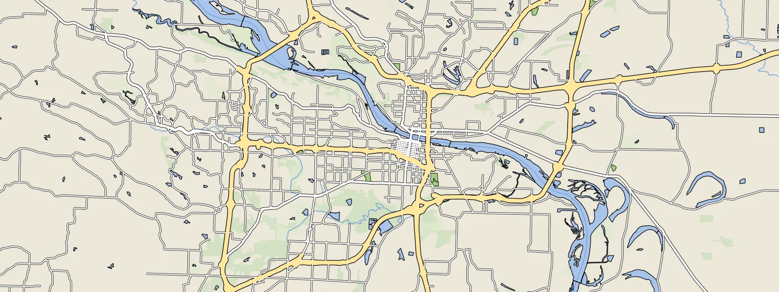 Map of Little Rock