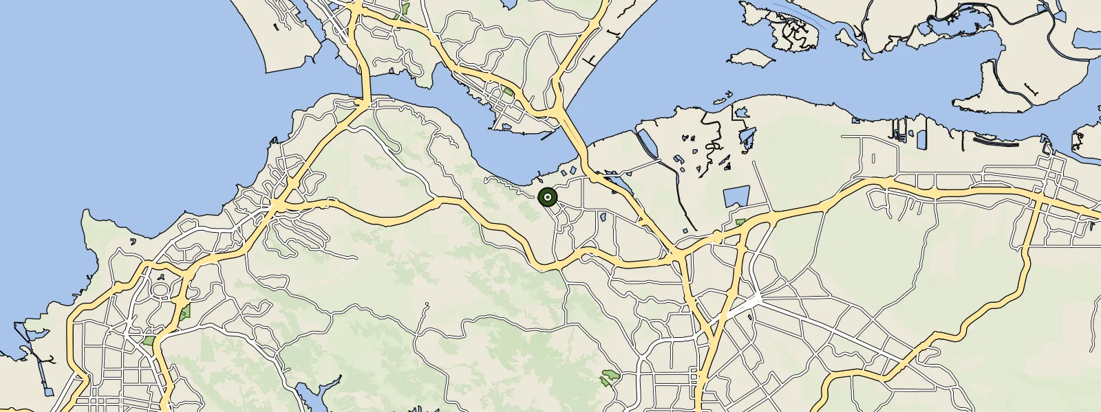 Map of Martinez