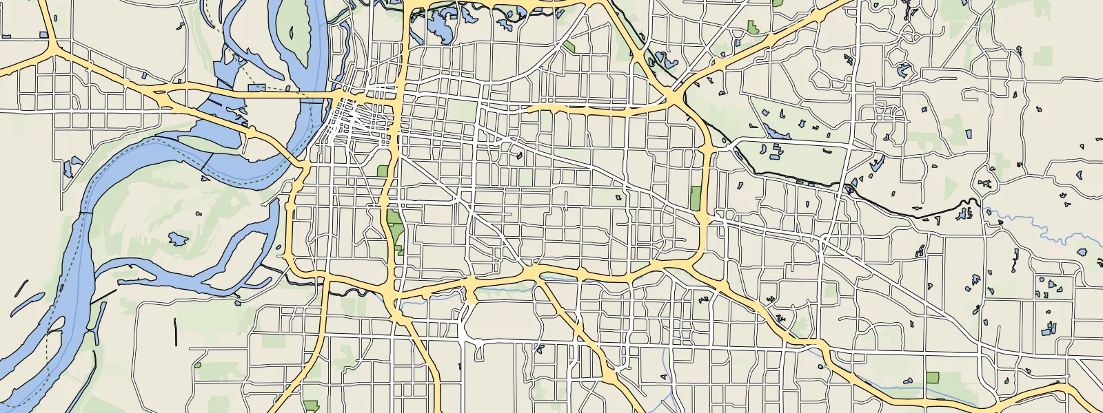 Map of Memphis