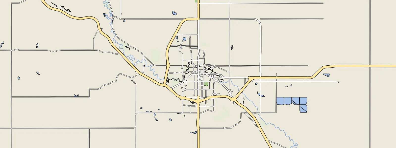 Map of Minot