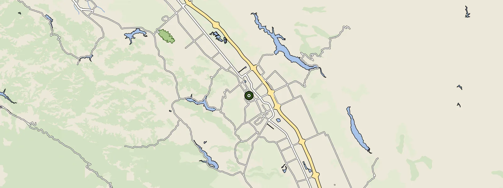 Map of Morgan Hill