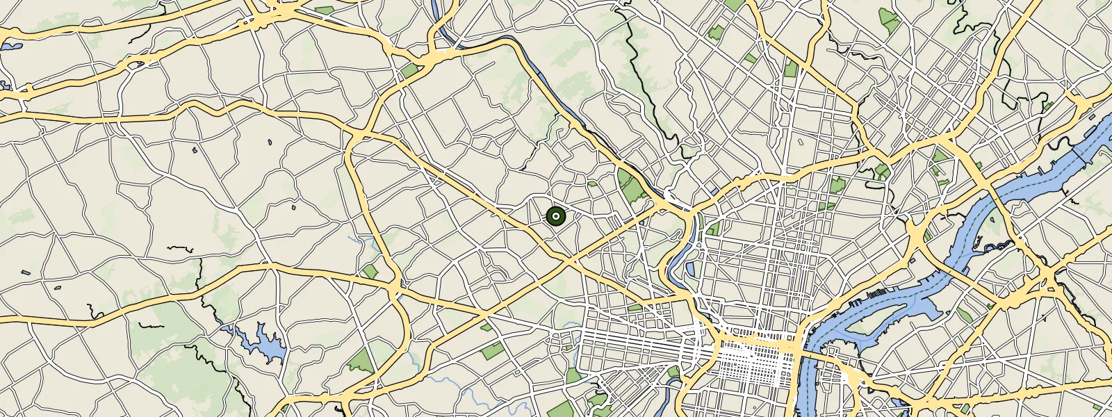 Map of Narberth