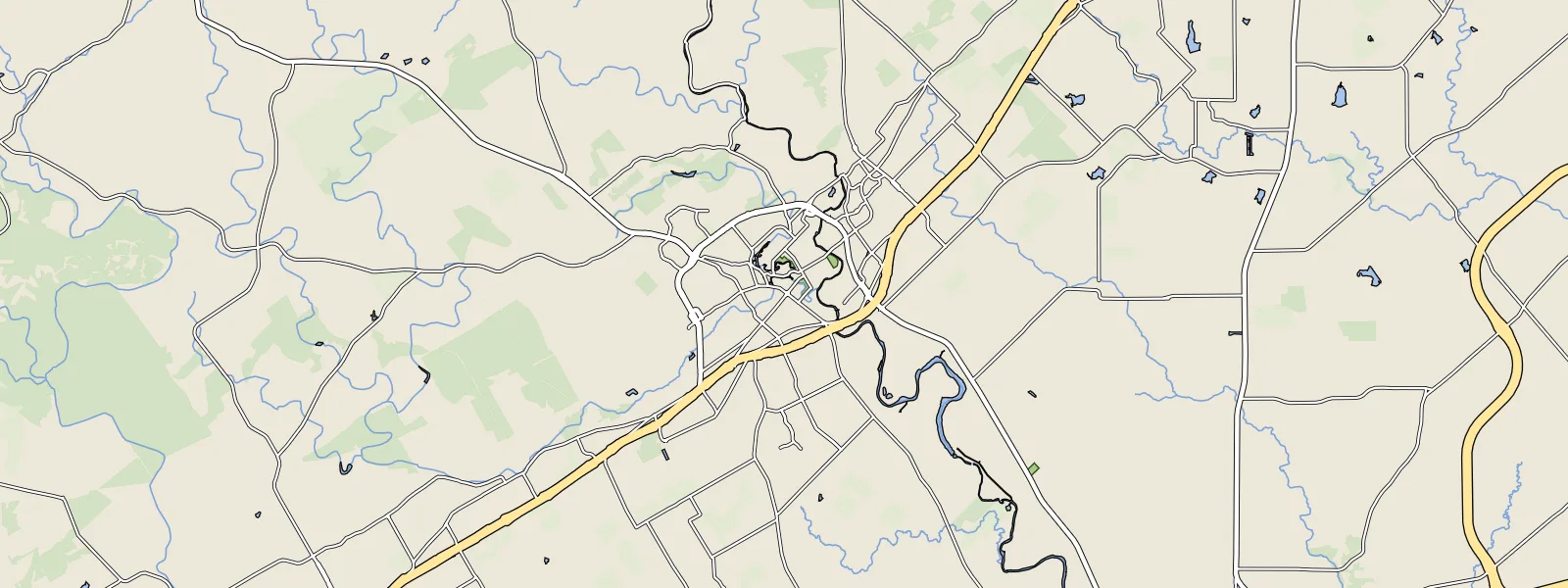 Map of New Braunfels