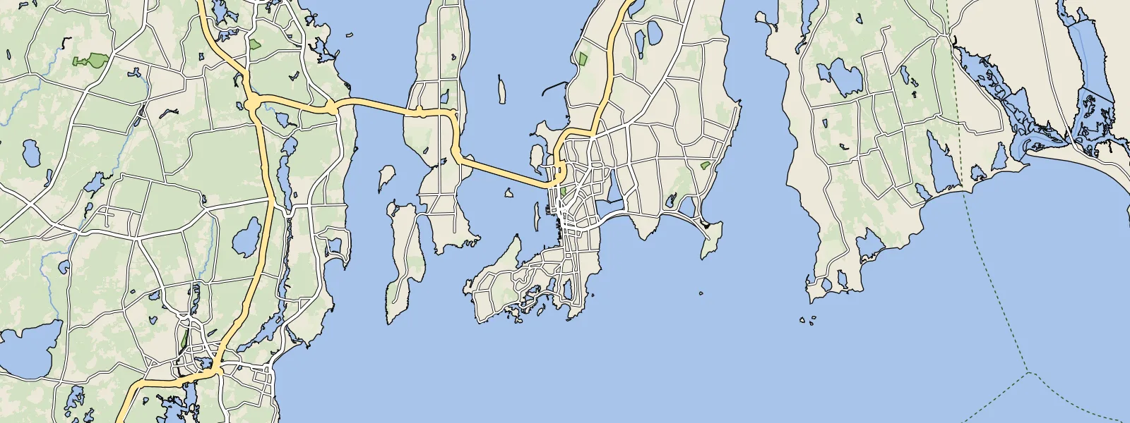 Map of Newport