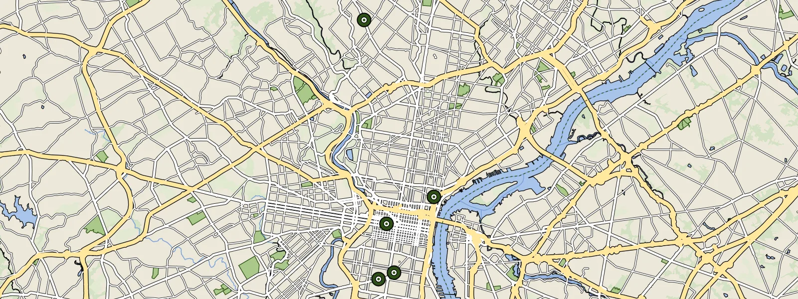 Map of Philadelphia