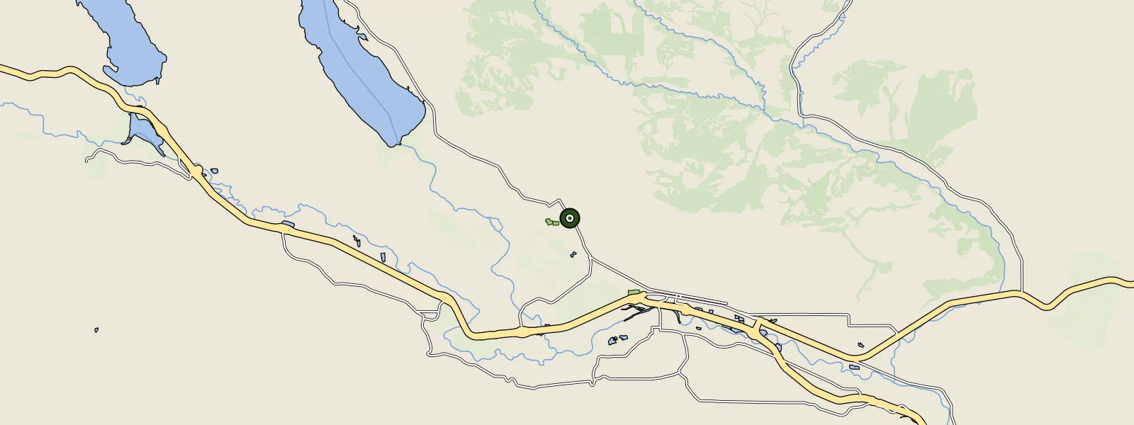 Map of Roslyn