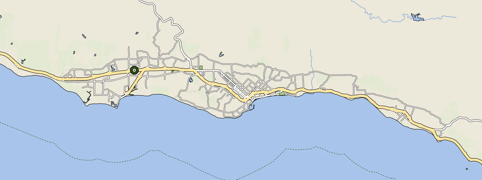 Map of Santa Barbara