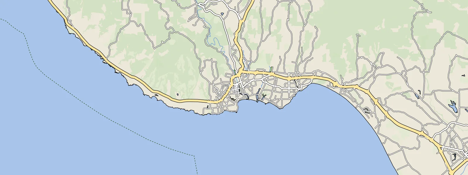 Map of Santa Cruz