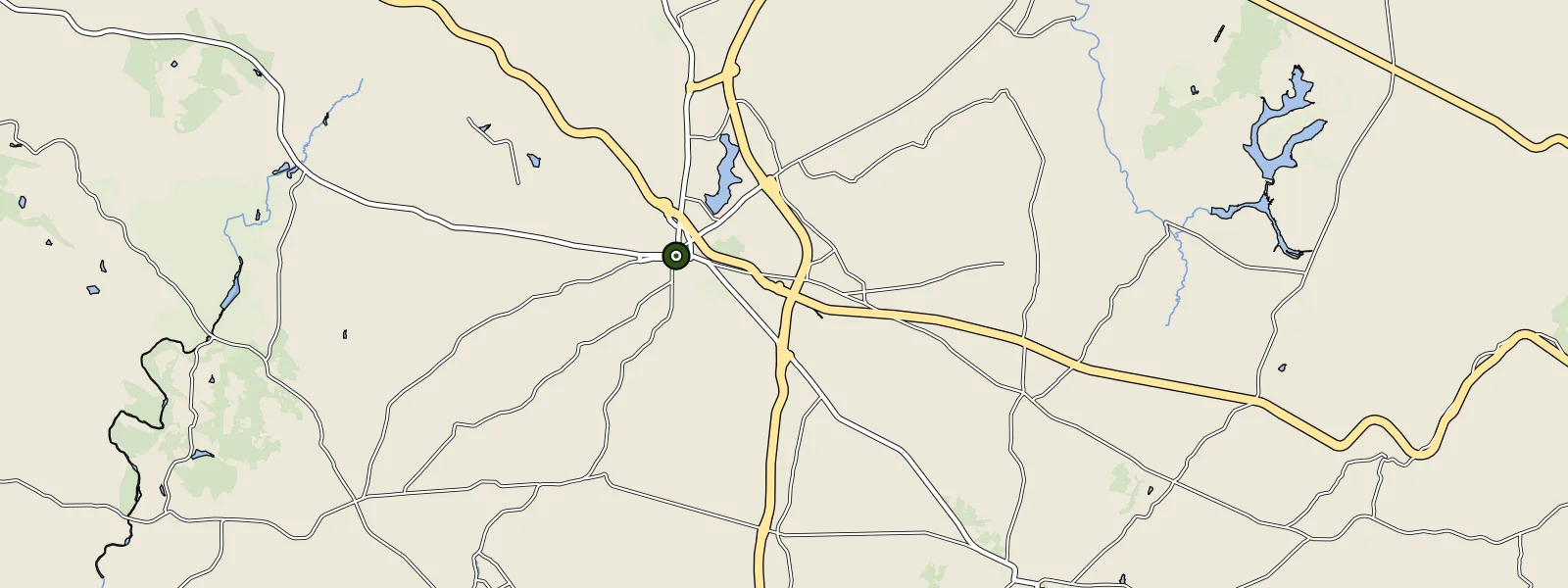 Map of Somerset