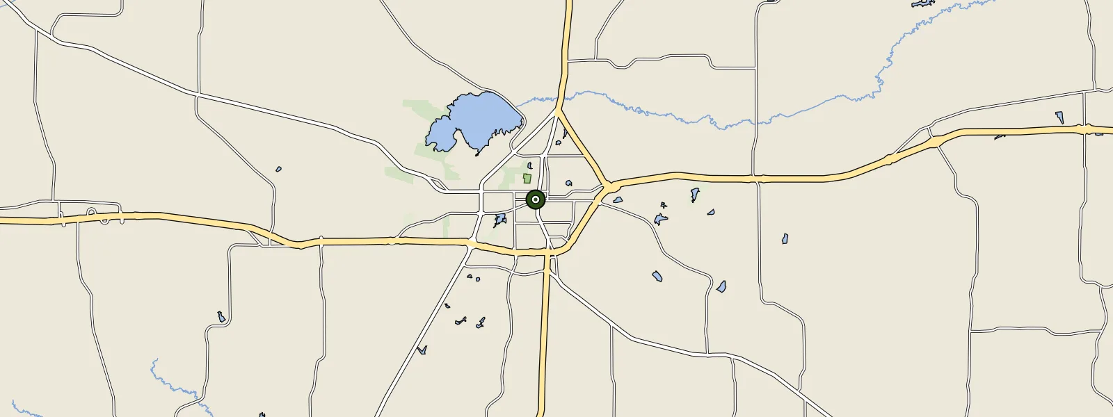 Map of Sulphur Springs