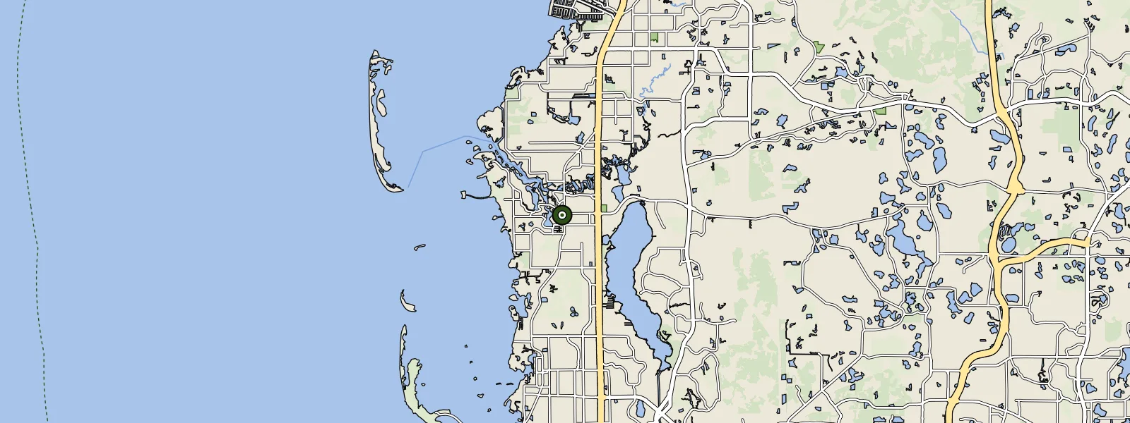 Map of Tarpon Springs