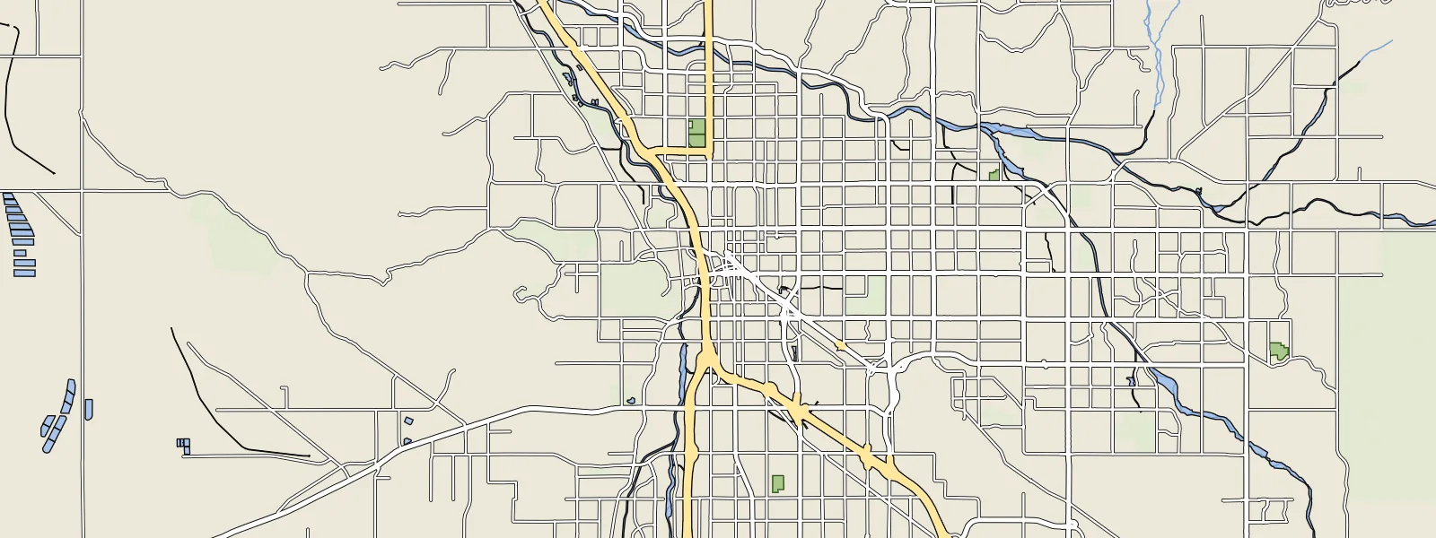 Map of Tucson