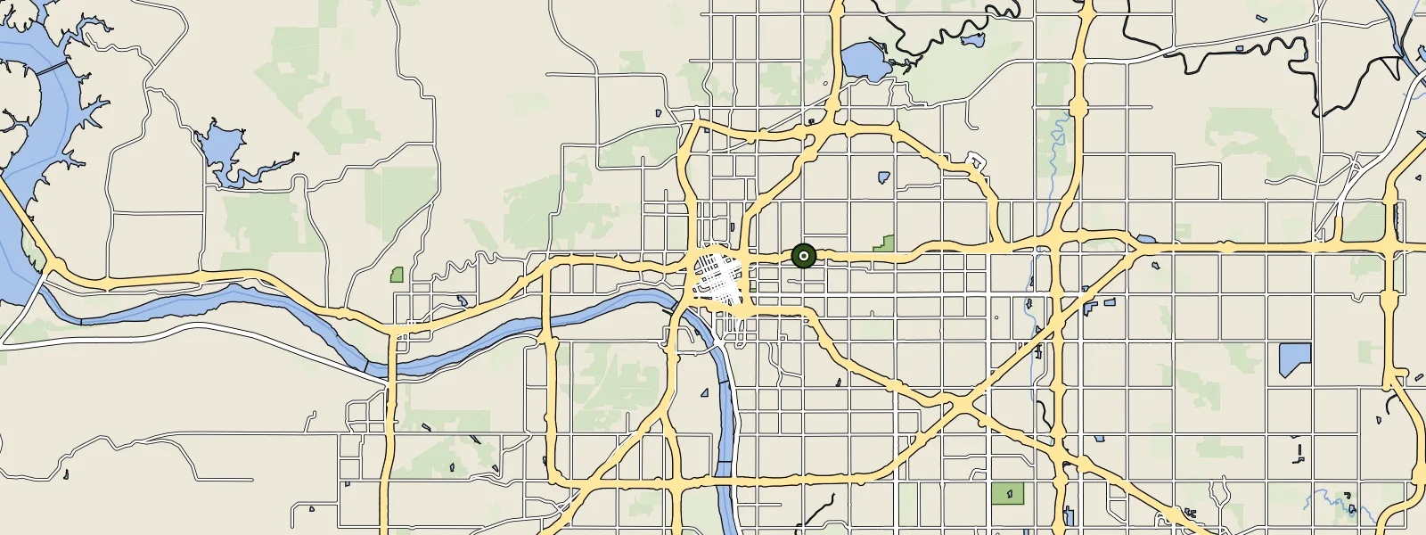 Map of Tulsa
