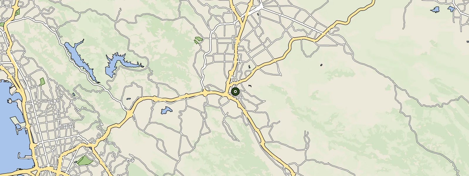 Map of Walnut Creek