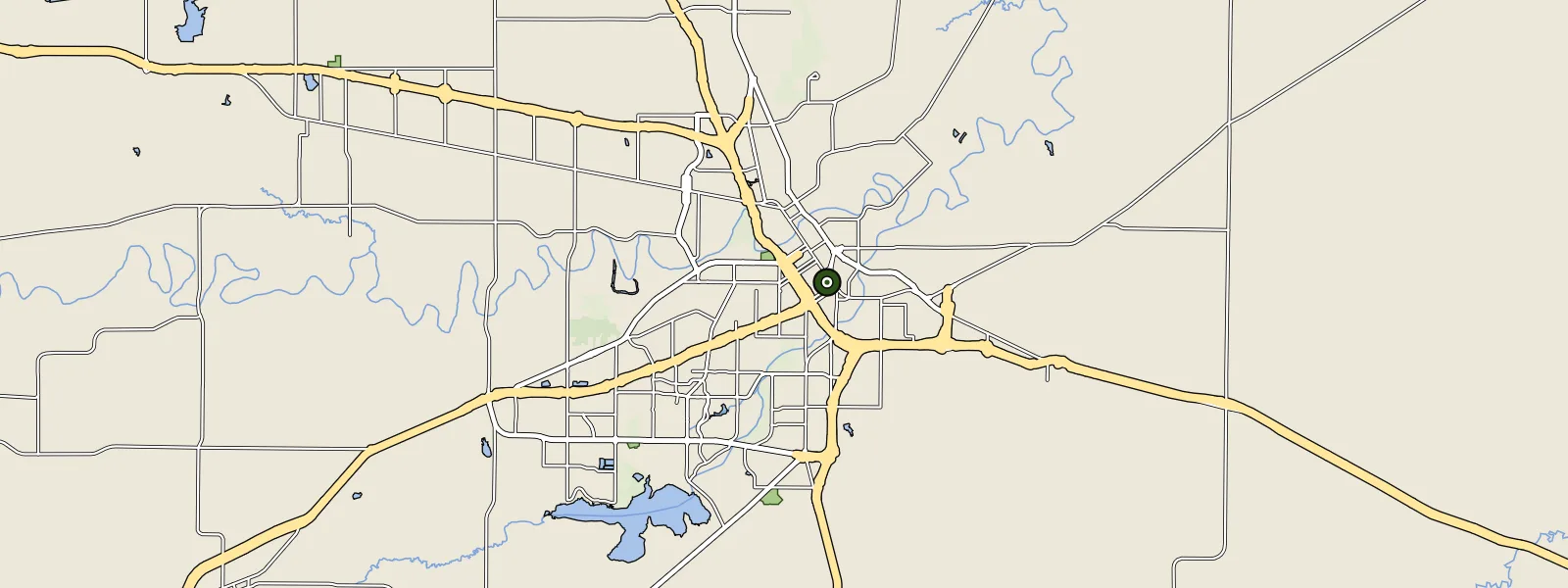 Map of Wichita Falls