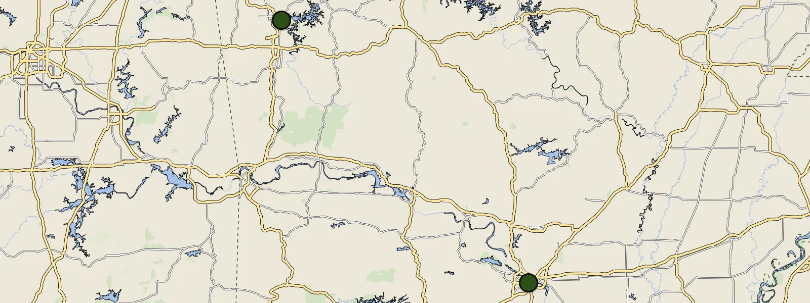Map of Arkansas