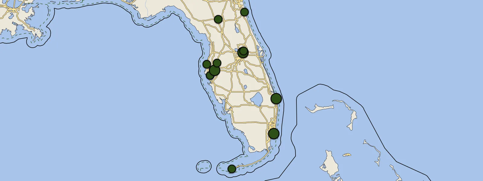 Map of Florida