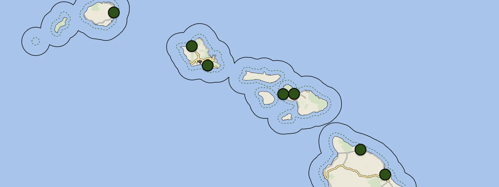 Map of Hawaii