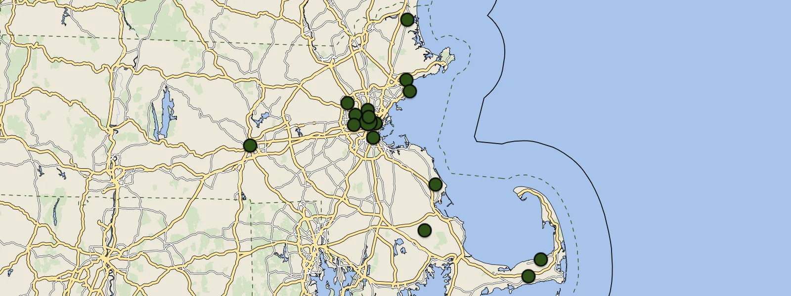 Map of Massachusetts