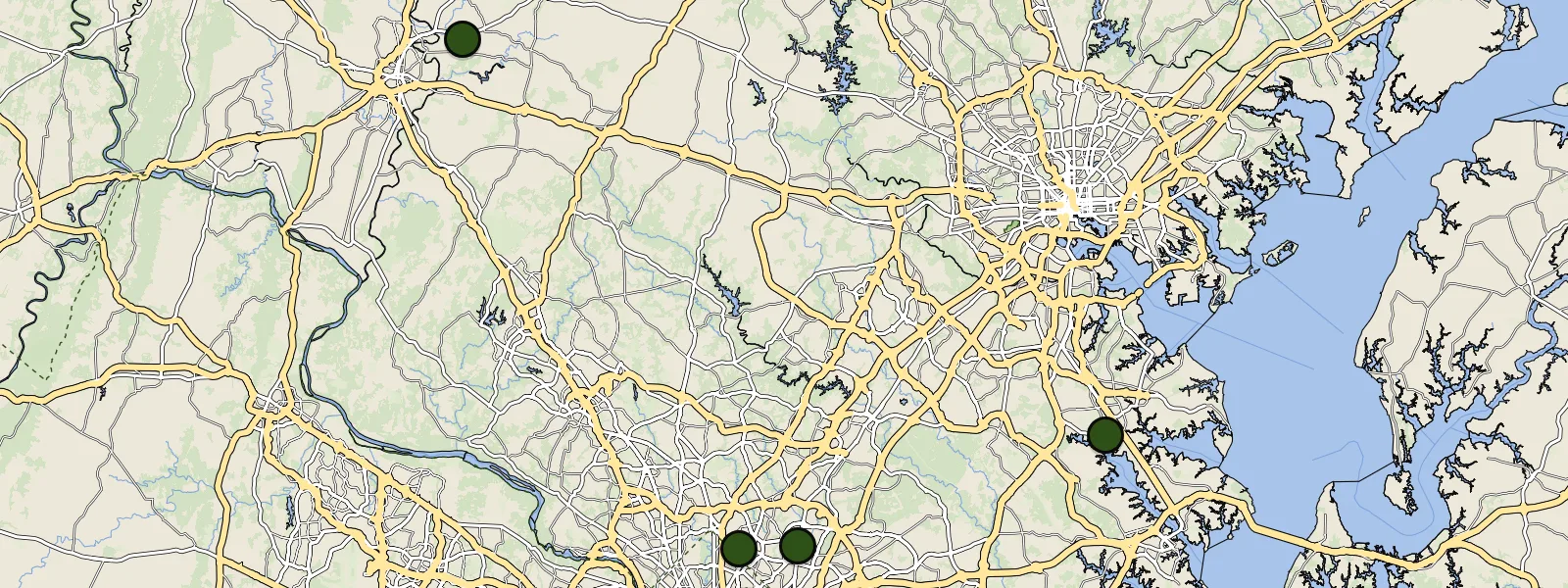 Map of Maryland
