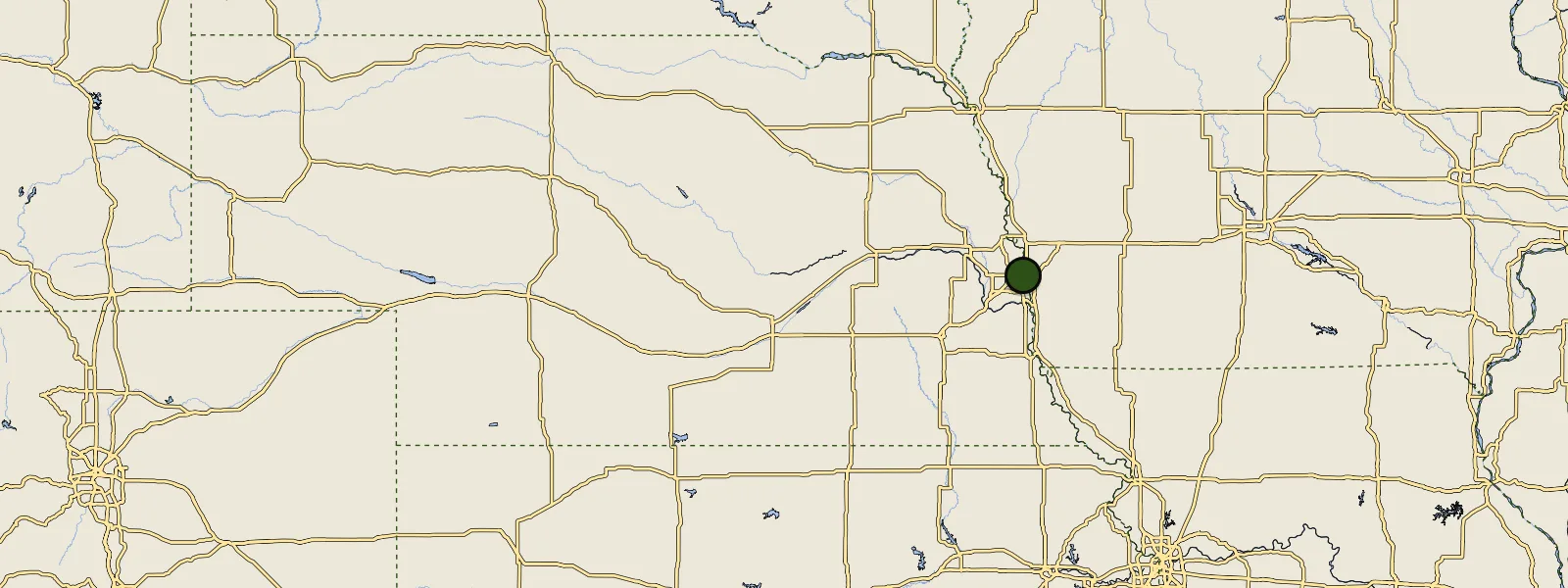 Map of Nebraska