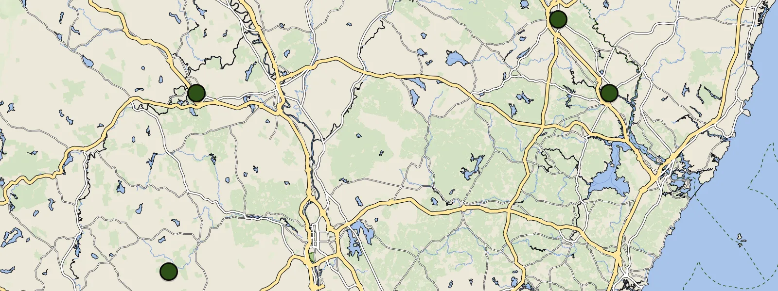 Map of New Hampshire