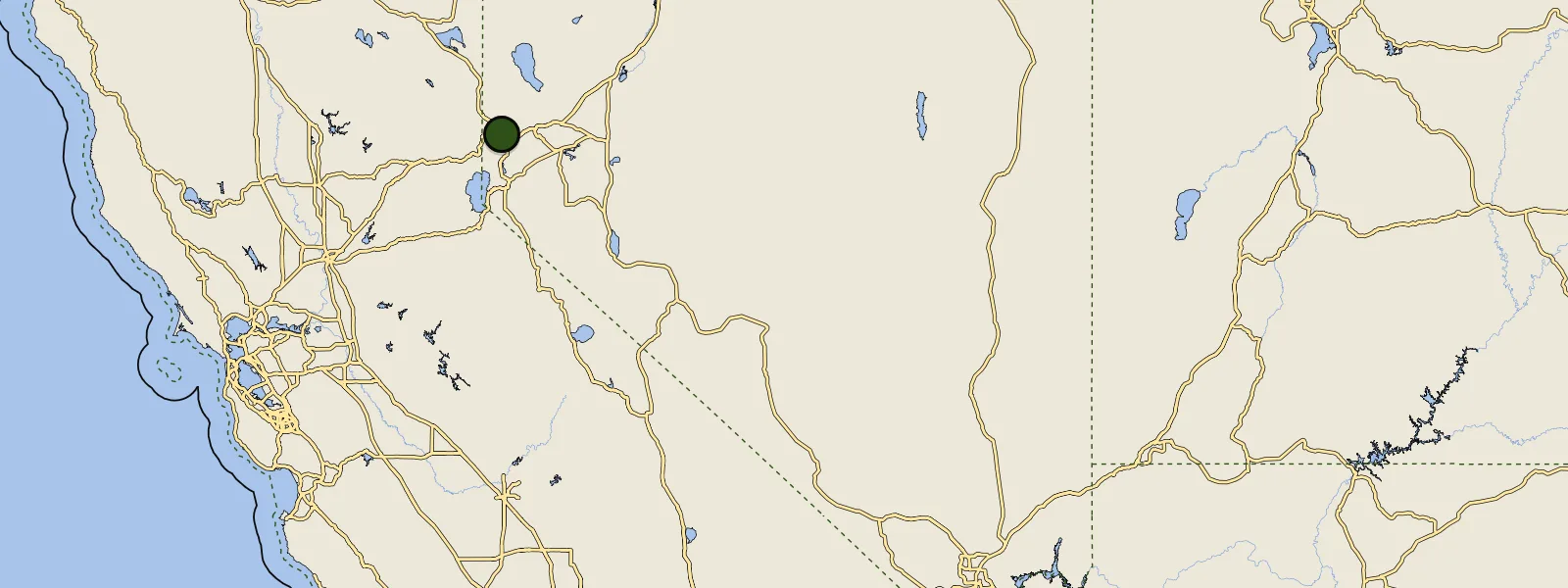 Map of Nevada