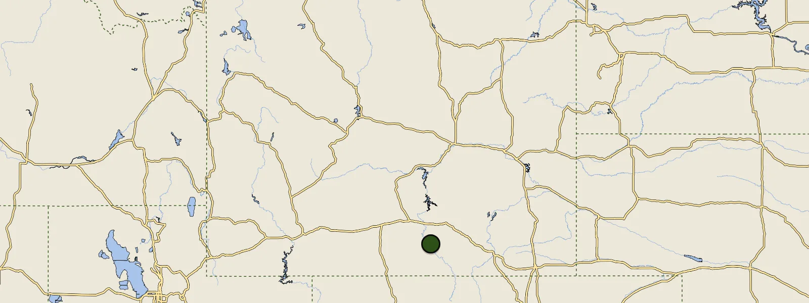 Map of Wyoming