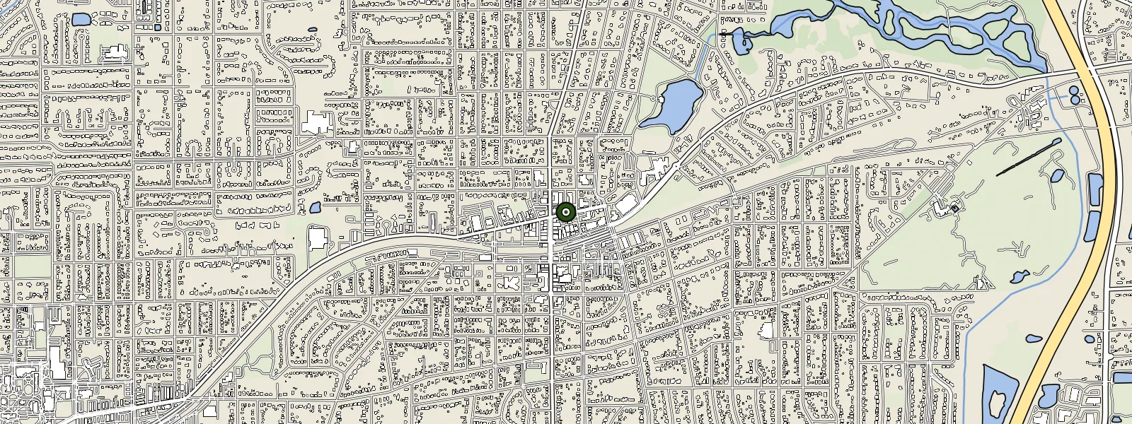 Map of à la main | apothecary and refillery | Glen Ellyn