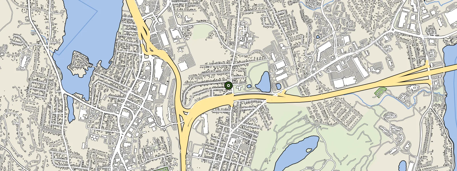 Map of The Burncoat Center for Arts and Wellness