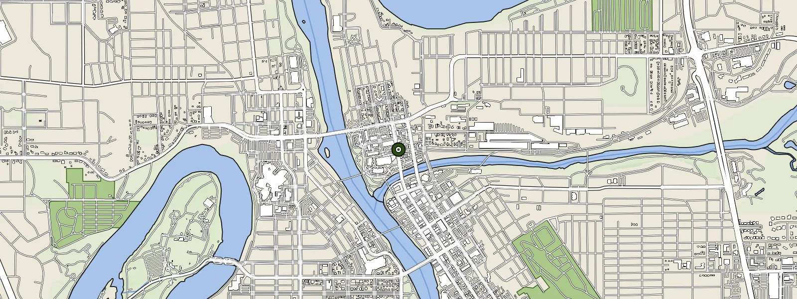 Map of Riverflow Refillery